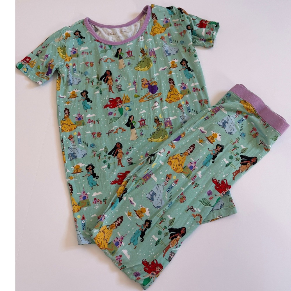 Little Sleepies Disney Princess Bamboo Pajama Set 12/14